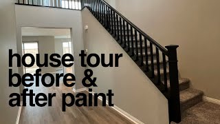 Empty House Tour | Sherwin Williams Greige Paint Colors (Repose Gray, Dorian Gray, Urbane Bronze)