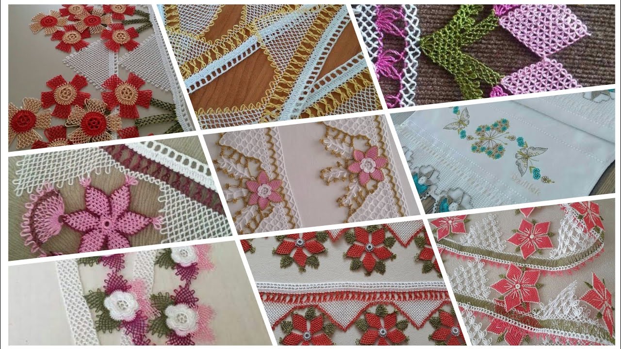 🌼 El Emeği Havlu Kenarları | Çeyizlerin Vazgeçilmezi Tığ Oyası Modelleri 💖