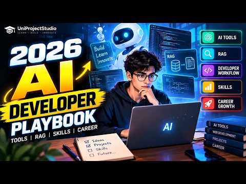 Capa de **2026 AI Developer Playbook: Essential AI Tools, RAG & Developer Skills**