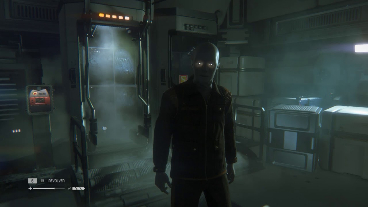 Alien: Isolation - Activating the Requisitions Android At It&#39;s Booth - YouTube