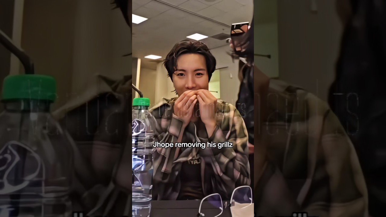 Jhope removing his Grillz 💎💫 