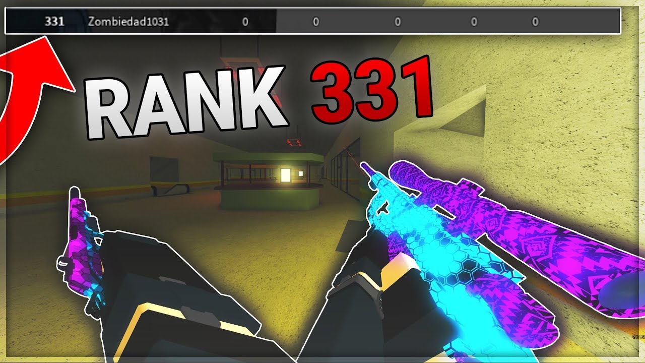 One Of The Highest Ranked Players In Phantom Forces - roblox phantom forces high rank guns
