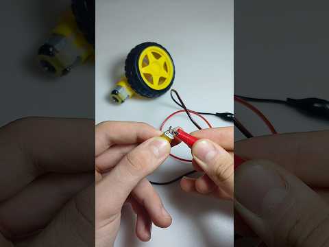 Can an AirPods Battery Power a Motor?! 🤔⚡️#diy #inventions #lithiumbattery #shorts #dcmotor #airpods