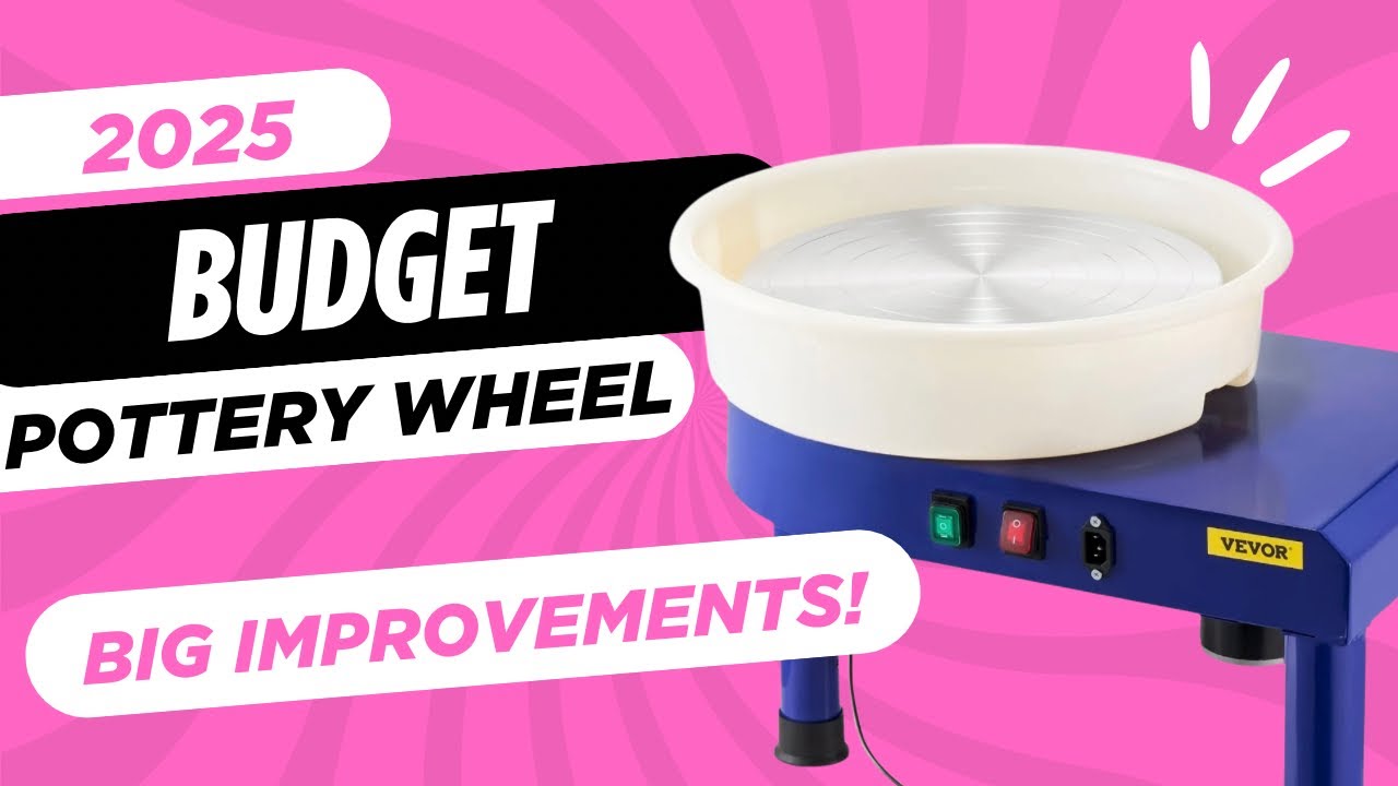 NEW 2025 Vevor Budget Pottery Wheel - Full Review and Test!