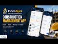 📱 Domdijini Flutter App 🏗️ | Construction Project & Budget Tracking App 📊| Ali Raza Warriach