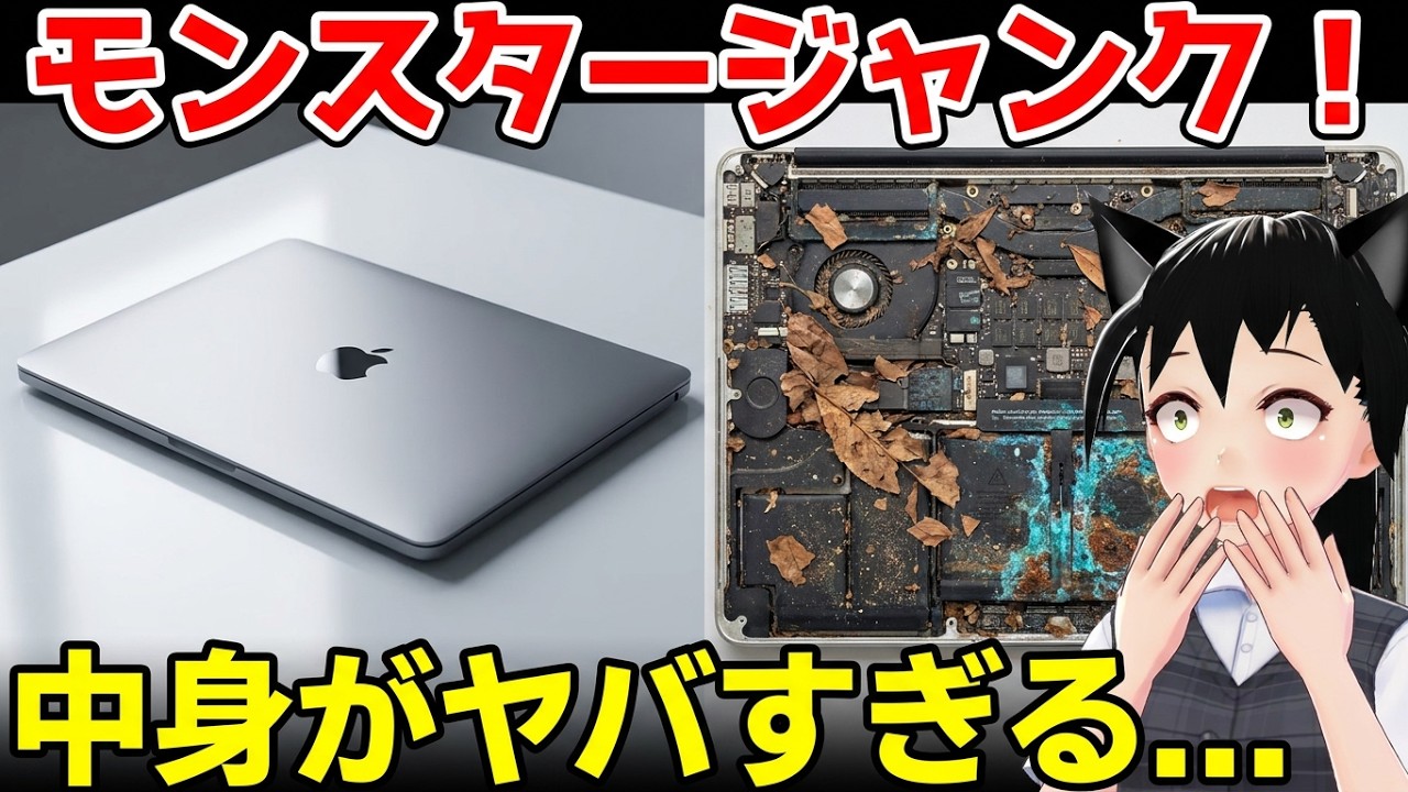64GB Memory Junk] I repaired a monster junk laptop with a MacBook