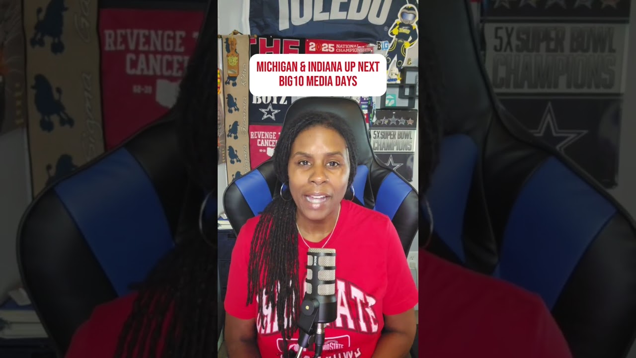 Michigan & Indiana Up Next Big 10 Media Days | As A Fan of #CFB