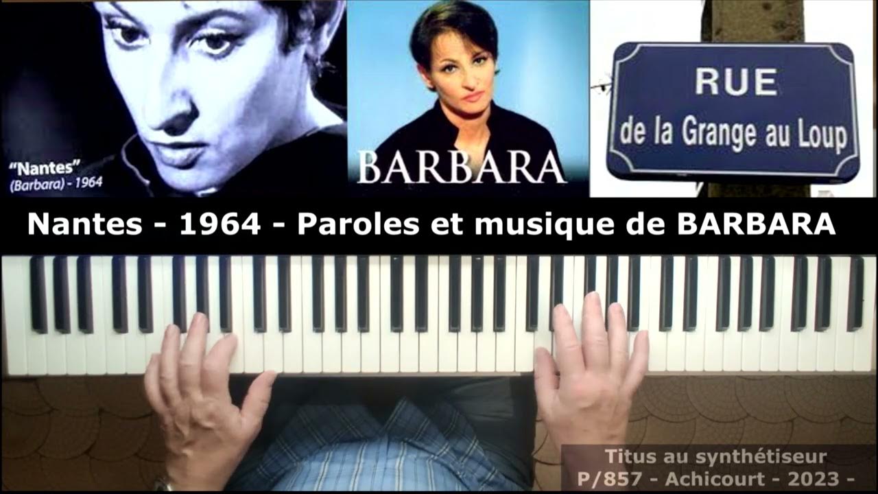 NANTES 1964 Musique et paroles de BARBARA YouTube