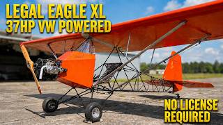 Come along for another flight in my Legal Eagle XL ultralight, powered by a 37-horsepower VW engine.