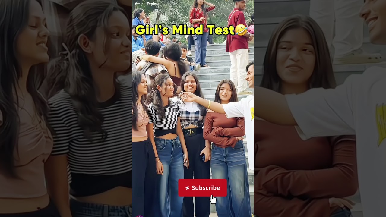 ⁣Girl's Mind Test 🤯 #youtubeshorts #comedy #lifeisbutadream #shorts