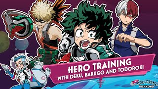 My Hero Academia Hero Training with DEKU, BAKUGO, AND TODOROKI Q&A at GalaxyCon Richmond 2020