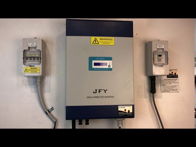 uit Excursie Druppelen JFY JSI Solar Inverter EEPROM Failure Message - YouTube