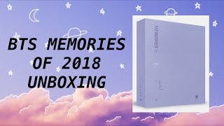 BTS Memories of 2018 UNBOXING