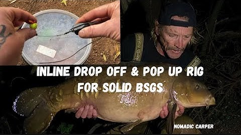 INLINE DROP OFF & POP UP RIG FOR SOLID BAG | CARP FISHING | THE NOMADIC CARPER #carp #carpfishing