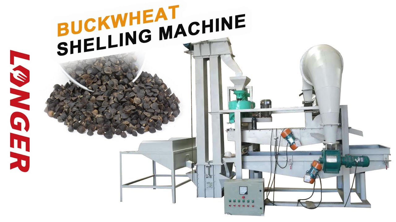 schälmaschine für buchweizen - Buckwheat Shelling Machine - YouTube