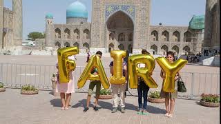 Golden balloons in Uzbekistan, Samarkand - Fairy (#363)