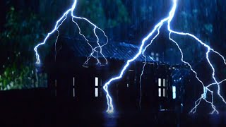 Best Thunderstorm Sounds for Sleeping and Relaxing under a Cozy Balcony | Best For Insomnia