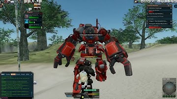 Hunting Codex Hazard Mech, Planet Cyrene Entropia Universe