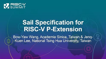 Sail Specification for RISC-V P-Extension - Bow-Yaw Wang & Jenq-Kuen Lee