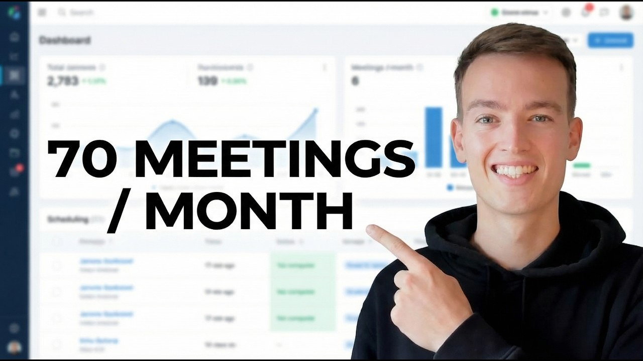 Our Cold Email System Books 70+ Meetings a Month - YouTube