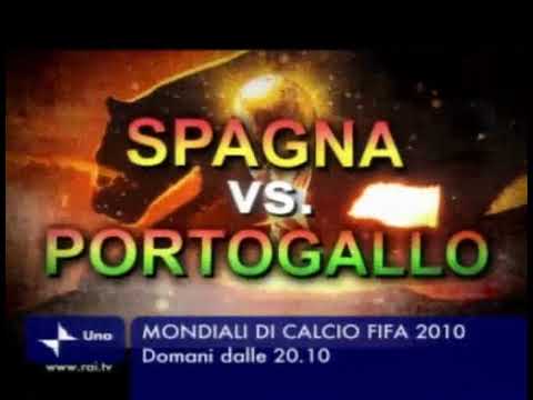 Video Promo Rai 1 - Ottavi di Finale dei Mondiale 2010 - Spagna vs Portogallo