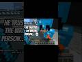 He Trusted the Wrong Person… 😈  Minecraft PvP #shorts