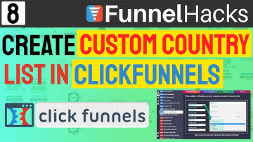 ClickFunnels Addon - Funnelicious: Edit or hide certain countries in the list in dropdown list.