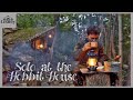 Alone in the Hobbit Lodge | Bushcraft solo | Alone in the wilderness