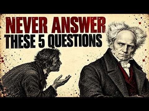 NEVER ANSWER THESE 5 QUESTIONS FROM PEOPLE WHO ENVY YOU — SCHOPENHAUER