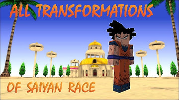 All transformations of saiyan race | Dragon Block C