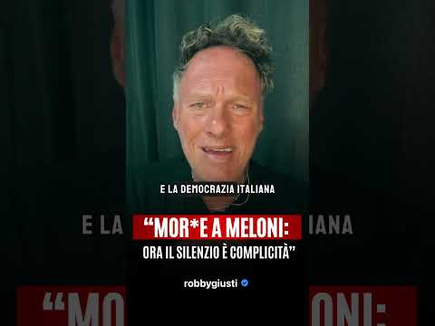 Video Robby Giusti ? BOLOGNA, SCRITTA CHOC CONTRO GIORGIA MELONI: ORA SERVE UNA CONDANNA UNANIME.