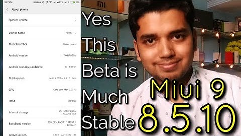 Miui 9 Update 8.5.10 Beta | Fixed Many Bugs | Much Stable Now | Hindi - हिंदी