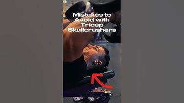 Mistakes to Avoid with Tricep Skullcrushers ☠️ #mistakes #avoid #triceps #skullcrusher #shorts