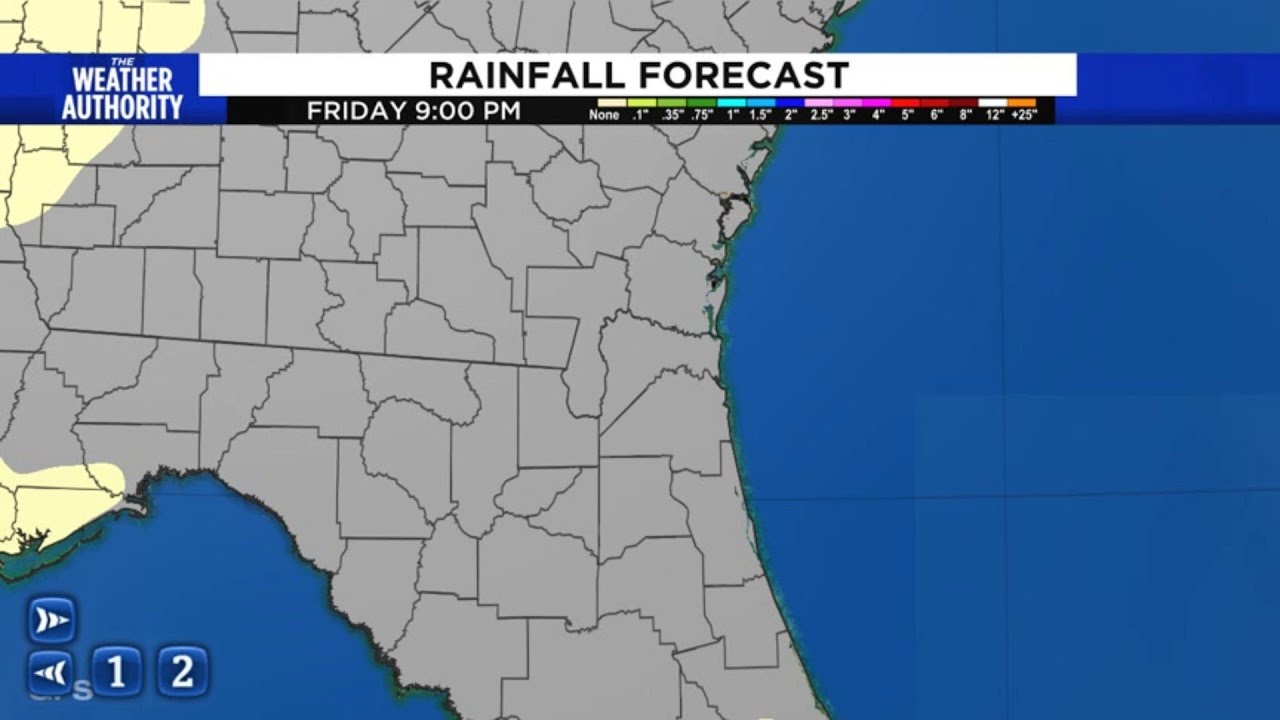Warm end to the work week then weekend rain - YouTube
