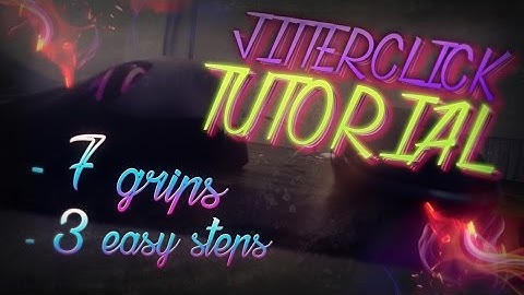 Minecraft how to Jitter Click 3 easy steps 7 different grips! [Watch till end] [And Aim]