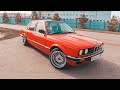 Моя BMW E30 на ходу! Установил пружины с занижением -30. Как вам такой вид?