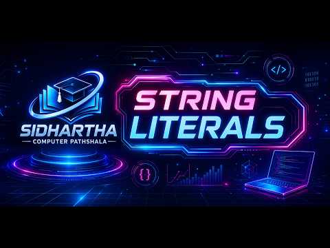 Characteristic 8 String literals in python | Class 11 Computer Science | Python Programming in Hindi