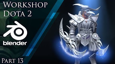 Creating set for Dota 2 with Blender 3D. part 13