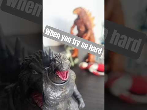 When you try so hard #fyp #meme #funny #godzilla #gawrgura #ultraman #velociraptor #actionfigures