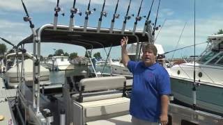 Lance Valentine explains why the Angler Qwest fishing boat can be both a pontoon boat and fish like a pro.