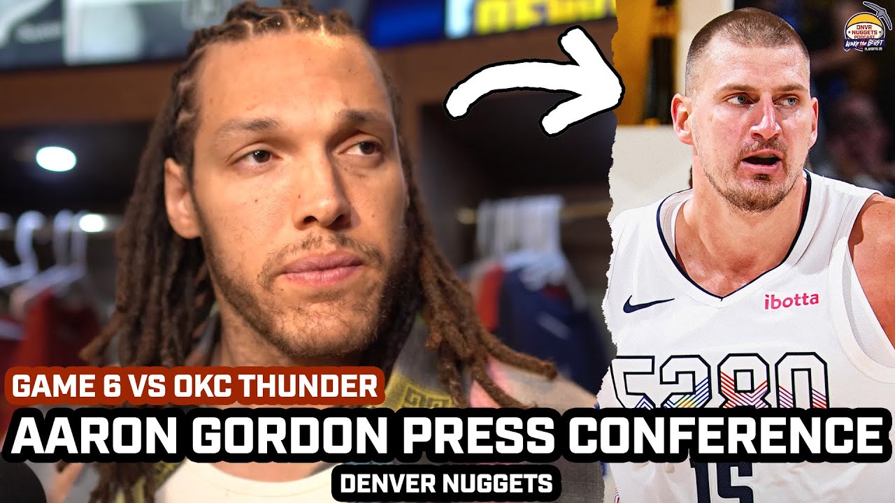 Aaron Gordon on Hamstring Injury & More After Nuggets WIN FORCE Game 7 ...