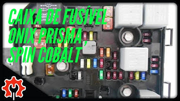 Caixa de fusíveis do motor Onix Prisma Spin Cobalt  tradução , função de cada fusível e relé 🚙