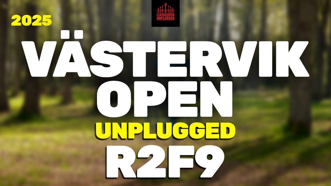 SDGPT #2 – 2025 Västervik Open | R2F9 | Augustsson, Hagman, Davidsson, Dahlén | UNPLUGGED