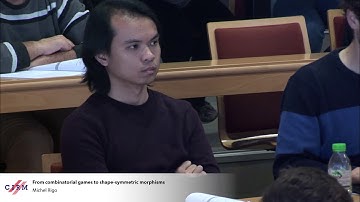 Michel Rigo: From combinatorial games to shape-symmetric morphisms