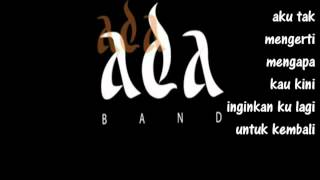 Ada band - Takkan bisa