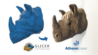 TUTORIAL: Slicer for Fusion 360 y Atheon CO2 Láser - Fabricación de proyectos con láminas apiladas