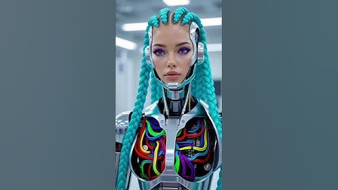 Meet the blue-braided humanoid robot: expressive face and motion
