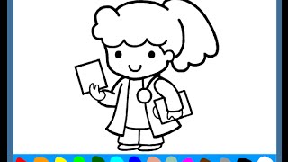 Nurse Coloring Pages For Kids - Nurse Coloring Pages