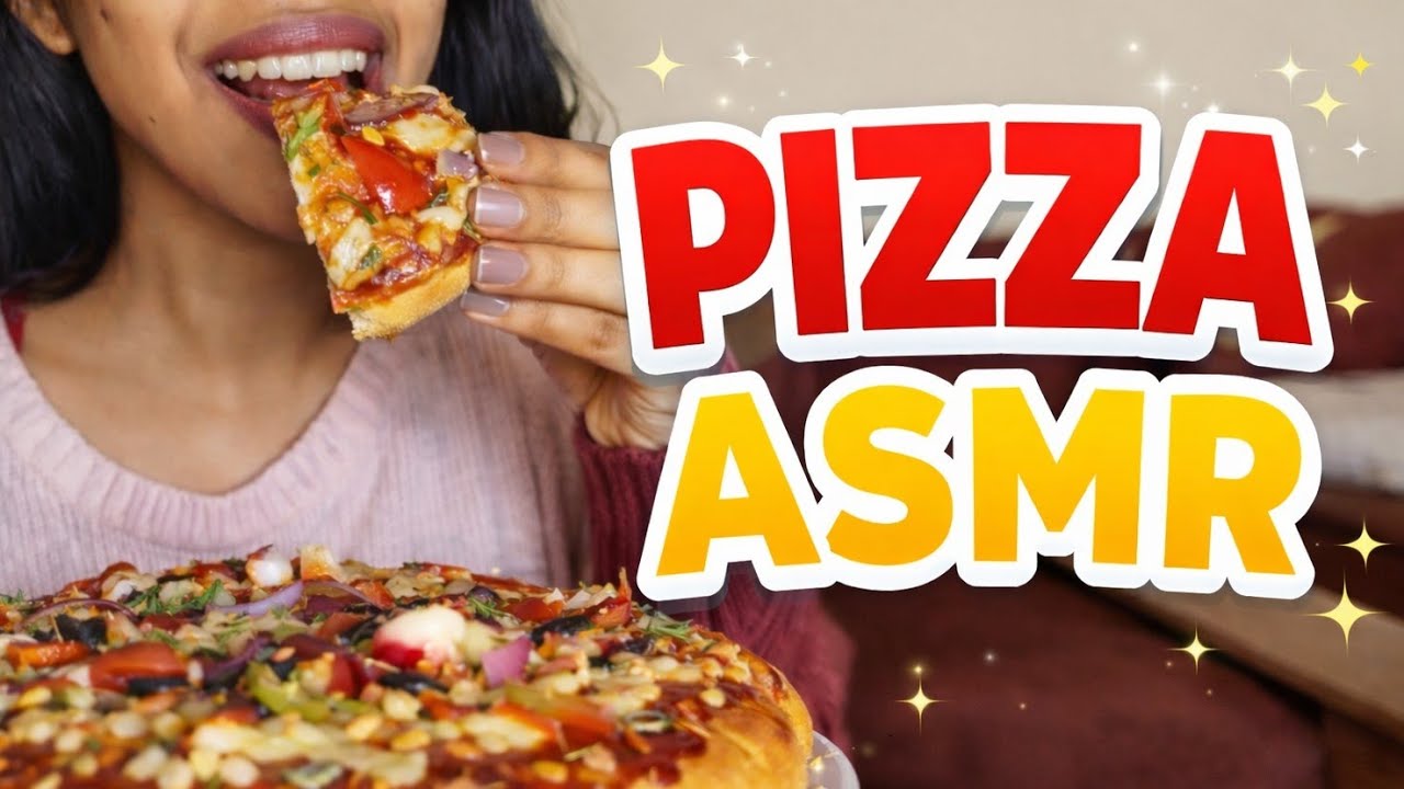 Pizza ASMR 🍕 (soft eating sounds) NO TALKING | cocozASMR
