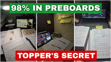 How I Scored 98% in Pre-Boards Without Completing My Syllabus 🔥 | My Toppers Strategy